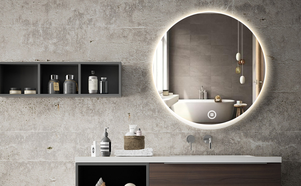 Illuminating Reflections Modern Bathroom Mirror Design Innovations